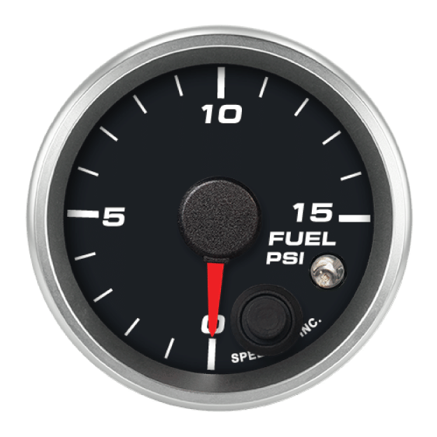 Picture of 2-1/16" Fuel Pressure Gauge | 0-15 PSI | Warning Light