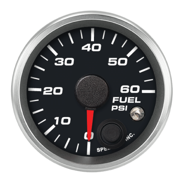 Picture of 2-1/16" Fuel Pressure Gauge | 0-60 PSI | Warning Light