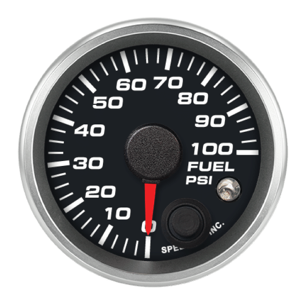 Picture of 2-1/16" Fuel Pressure Gauge | 0-100 PSI | Warning Light