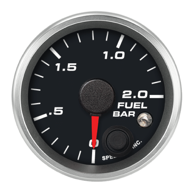 Picture of 2-1/16" Fuel Pressure Gauge | 0-2.0 Bar | Warning Light