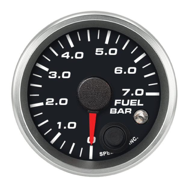 Picture of 2-1/16" Fuel Pressure Gauge | 0-7.0 Bar | Warning Light