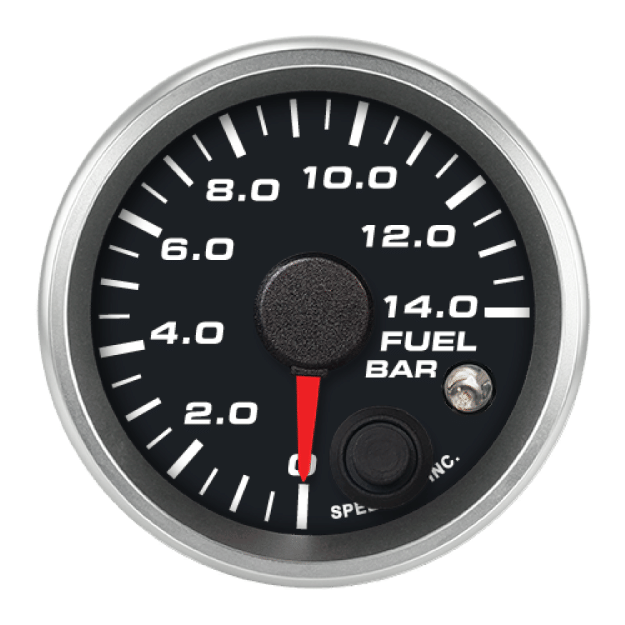 Picture of 2-1/16" Fuel Pressure Gauge | 0-14.0 Bar | Warning Light