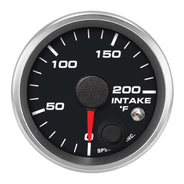 Picture of 2-1/16" Intake Temperature Gauge | 0-200°F | Warning Light