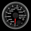 Picture of 2-1/16" Nitrous Pressure Gauge | 0-2000 PSI | Warning Light