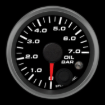 Picture of 2-1/16" Oil Pressure Gauge | 0-7.0 Bar | Warning Light