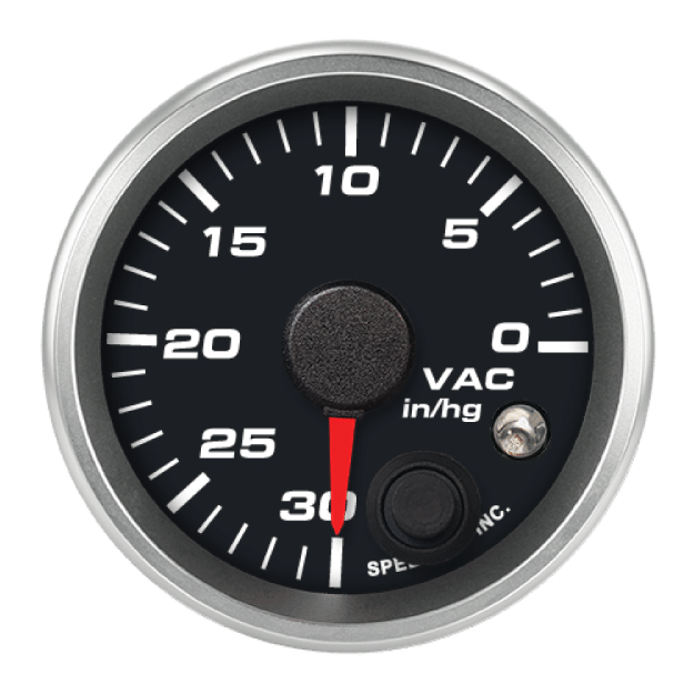 Picture of 2-1/16" Vacuum Gauge | 30-0 inHg | Warning Light