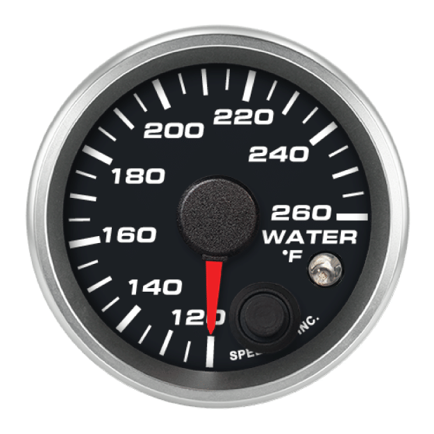 Picture of 2-1/16" Water Temp Gauge | 120-260F | Warning Light