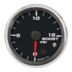 Picture of 2-5/8" Boost Gauge | 0-15 PSI | Warning Light