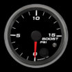 Picture of 2-5/8" Boost Gauge | 0-15 PSI | Warning Light