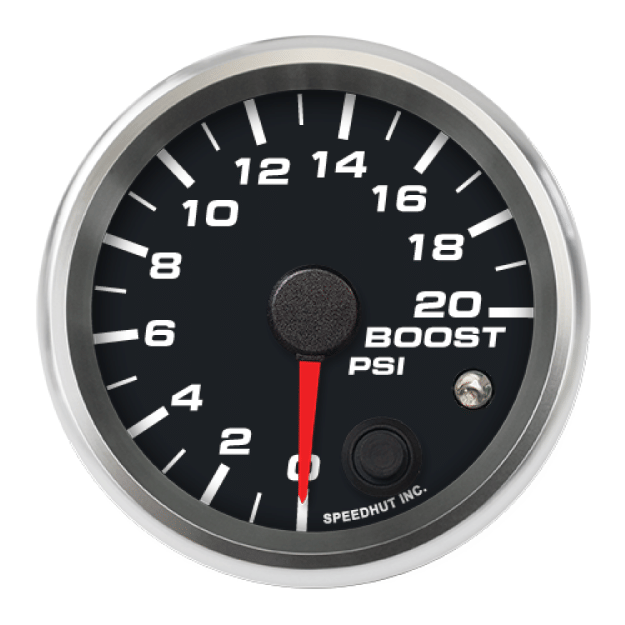 Picture of 2-5/8" Boost Gauge | 0-20 PSI | Warning Light