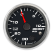 Picture of 2-5/8" Boost/Vac Gauge | 30 inHg to 10 PSI | Warning Light