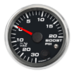 Picture of 2-5/8" Boost/Vac Gauge | 30 inHg to 20 PSI | Warning Light