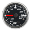 Picture of 2-5/8" Boost/Vac Gauge | 30 inHg to 30 PSI | Warning Light