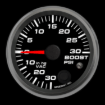 Picture of 2-5/8" Boost/Vac Gauge | 30 inHg to 30 PSI | Warning Light