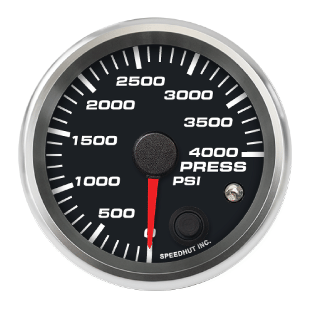 Picture of 2-5/8" CNG Pressure Gauge | 0-4000 PSI | Warning Light