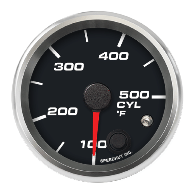Picture of 2-5/8" Cylinder Head Temperature Gauge | 100-500°F | Warning Light