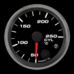 Picture of 2-5/8" Cylinder Head Temperature Gauge | 50-250°C | Warning Light
