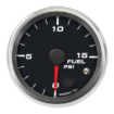 Picture of 2-5/8" Fuel Pressure Gauge | 0-15 PSI | Warning Light
