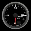 Picture of 2-5/8" Fuel Pressure Gauge | 0-15 PSI | Warning Light