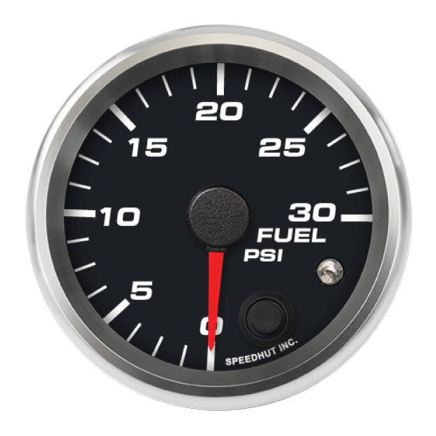 Picture of 2-5/8" Fuel Pressure Gauge | 0-30 PSI | Warning Light