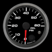 Picture of 2-5/8" Oil Pressure Gauge | 0-60 PSI | Warning Light