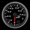 Picture of 2-5/8" Oil Pressure Gauge | 0-7.0 Bar | Warning Light