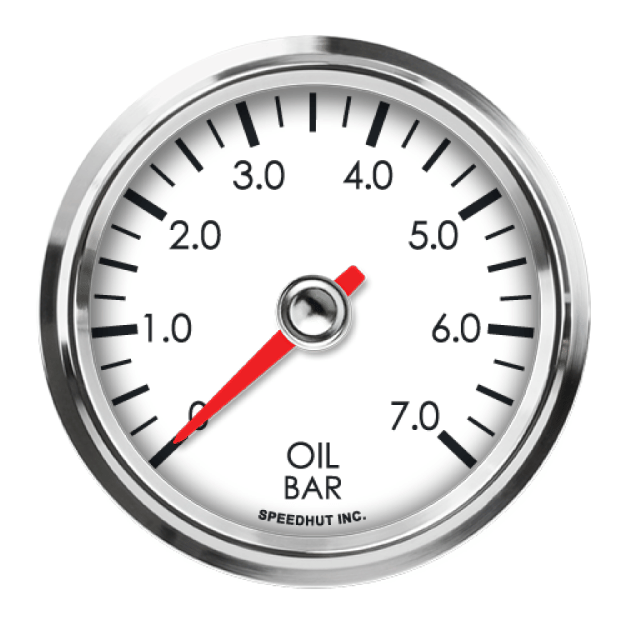 Picture of 2-5/8" Classic Oil Pressure Gauge | 0-7.0 Bar
