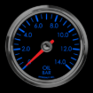 Picture of 2-5/8" Classic Oil Pressure Gauge | 0-14.0 Bar