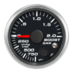 Picture of 2-1/16" Boost/Vac Gauge | 750 mmHg to 2.0 Bar | Warning Light