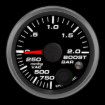 Picture of 2-1/16" Boost/Vac Gauge | 750 mmHg to 2.0 Bar | Warning Light