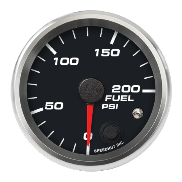 Picture of 2-5/8" Fuel Pressure Gauge | 0-200 PSI | Warning Light