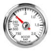 Picture of 2-1/16" Boost/Vac Gauge | 750 mmHg-0-2.0 Bar | Classic Design