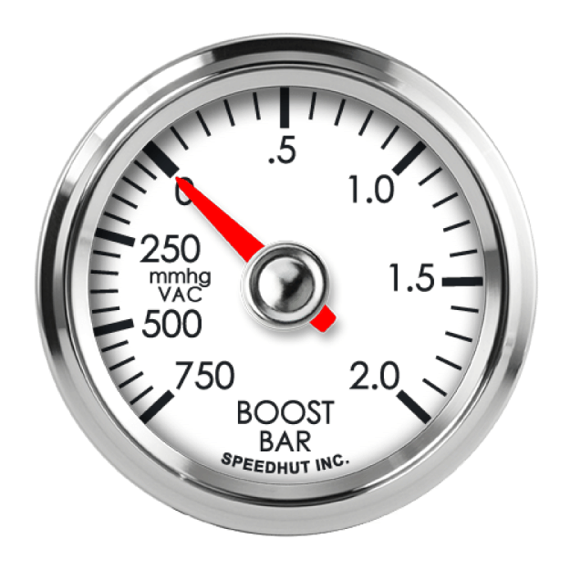 Picture of 2-1/16" Boost/Vac Gauge | 750 mmHg-0-2.0 Bar | Classic Design