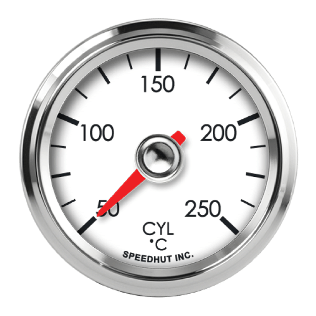 Picture of 2-1/16" Cylinder Head Temperature Gauge | 50-250°C | Classic Design