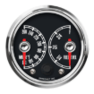 Picture of 2-5/8" Dual Gauge | Water Temp + Fuel Level | Chevy Tri-Five Design