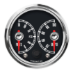 Picture of 2-5/8" Dual Gauge | Volts + Oil PSI | Chevy Tri-Five Design