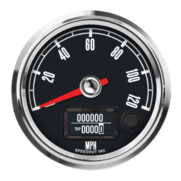 Picture of 2-5/8" GPS Speedometer | 120 MPH | Chevy Tri-Five Design