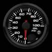 Picture of 2-1/16" CAN-Bus Oil Pressure Gauge | 0-100 PSI with Warning | Holley EFI