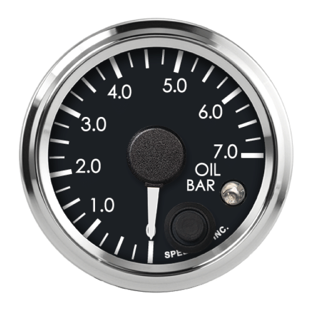 Picture of 2-1/16" GM CAN-Bus Oil Pressure Gauge | 0-7 Bar with Warning
