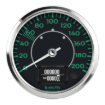 Picture of 4" GPS Speedometer + TS/HB | 200 km/h | Metric | Porsche 356 Design