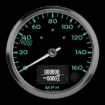 Picture of 4" GPS Speedometer + TS/HB | 160 MPH | Porsche 356 Design