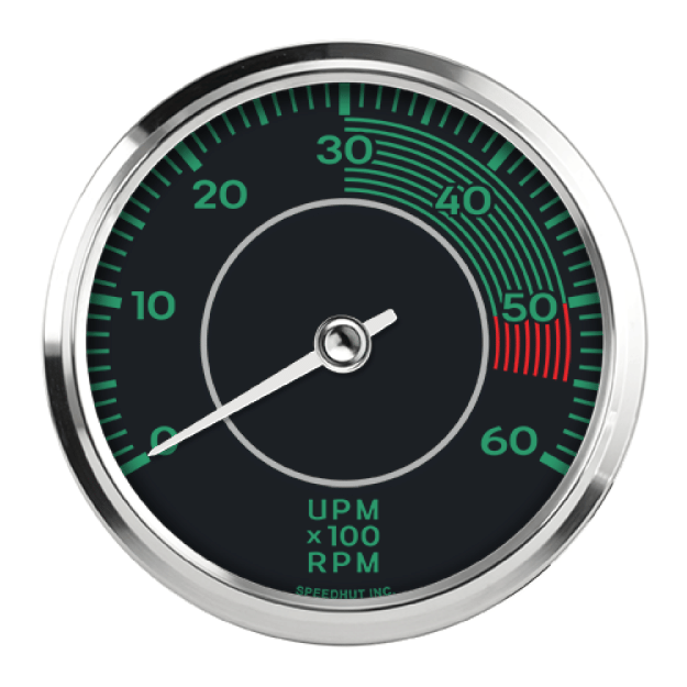 Picture of 4" Classic Tachometer | 6K RPM | Porsche 356 Design