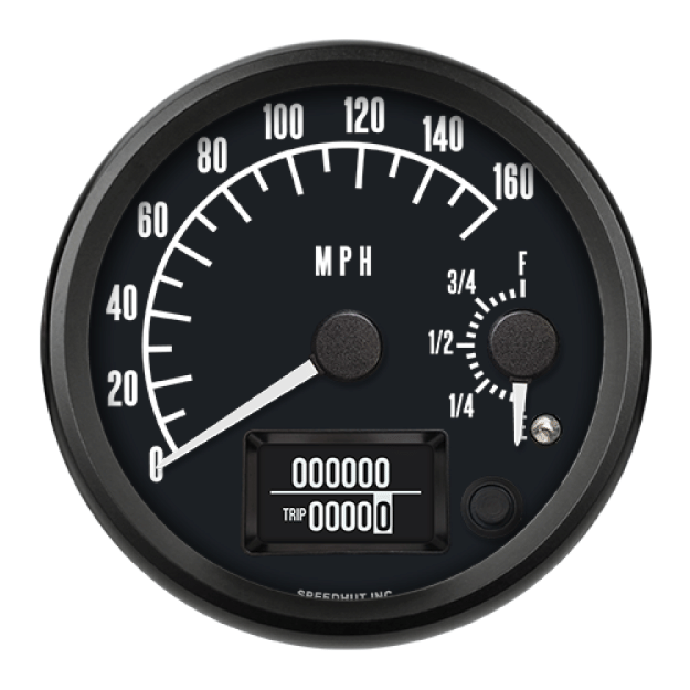 Picture of 4" Dual GPS Speedometer + Fuel Level | 160 MPH / E-F | Pontiac Design