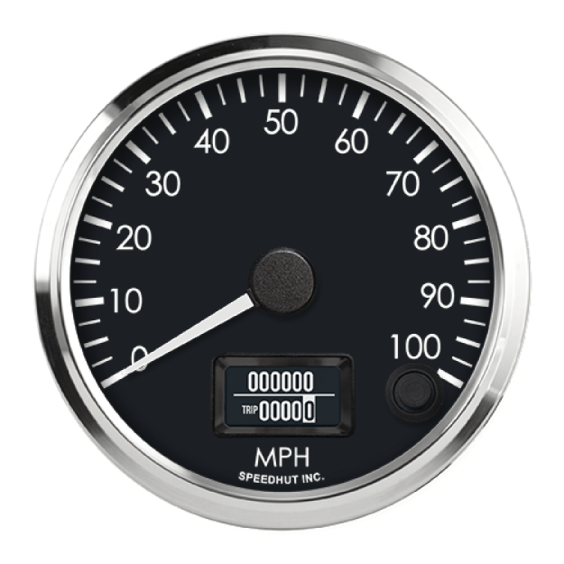 Picture of 3-3/8" GM CAN-Bus Speedometer | 100 MPH