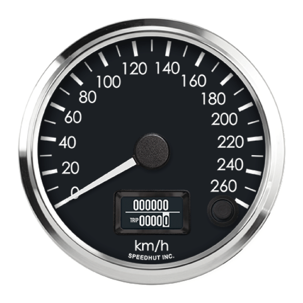 Picture of 3-3/8" GM CAN-Bus Speedometer | 260 km/h