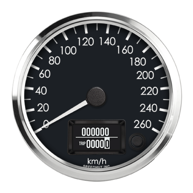 Picture of 4" GM CAN-Bus Speedometer | 260 km/h