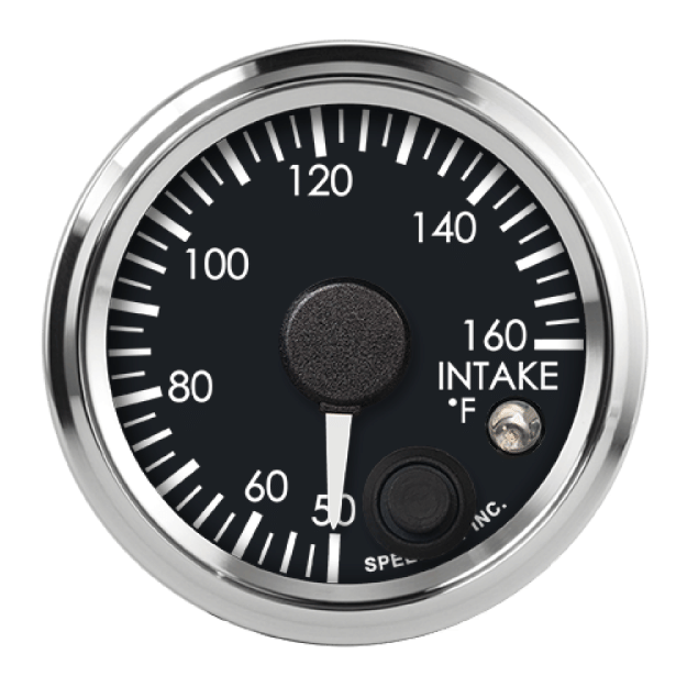 Picture of 2-1/16" GM CAN-Bus Intake Temp Gauge | 50-160°F with Warning