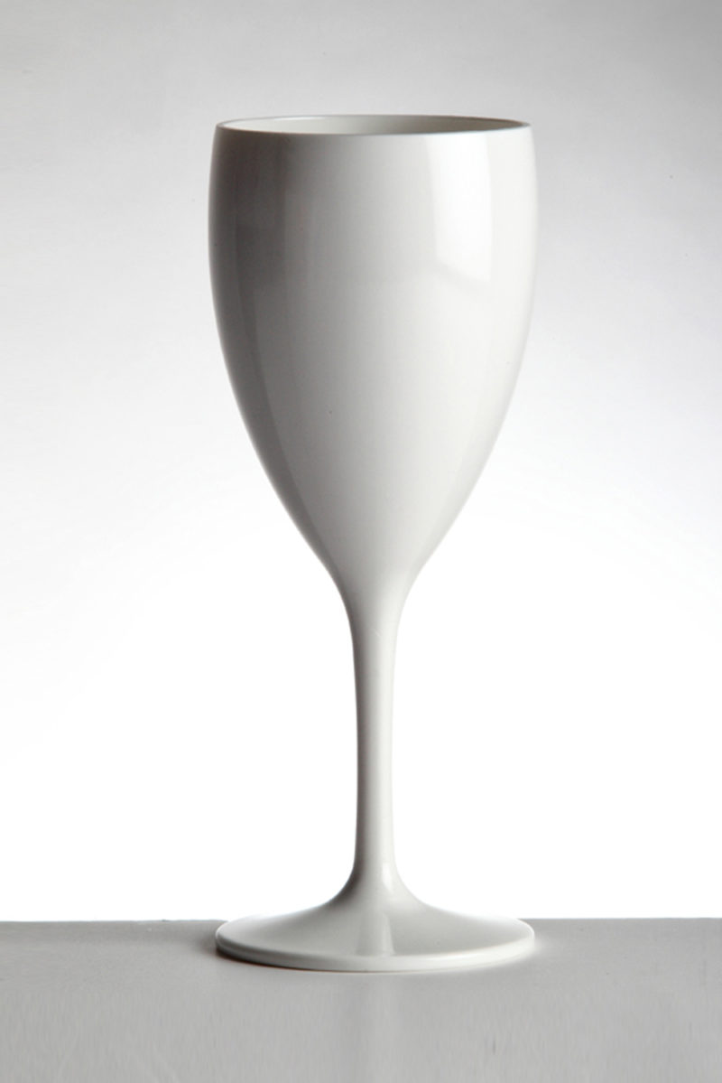 Fineline Flairware 2206 5 oz. Clear Plastic Wine Goblet