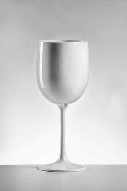 wine glass in White Opaque premium unbreakable polycarbonate from Barcompagniet