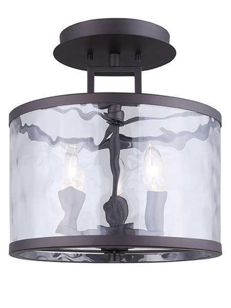 Canarm Isf677a03orb 3 Lights Oil Rubbed Bronze Semi Flush Mount Light